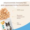 Лакомство Мнямс Хрустящие подушечки для котят с цыпленком и яйцом "Здоровый котенок" 60 г. — фото 5