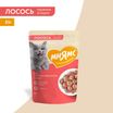 Влажный корм Мнямс На каждый день Кусочки в соусе с лососем для стерилизованных кошек 85 г — фото 3