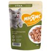 Влажный корм Мнямс На каждый день Кусочки в соусе с уткой для домашних кошек 85 г