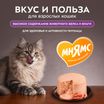 Влажный корм Мнямс Деликатес "Фондан" из мяса курицы с маслом криля для кошек 80 г — фото 8