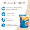 Влажный корм Мнямс На каждый день Кусочки в соусе с форелью для красивой шерсти кошек 85 г — фото 6