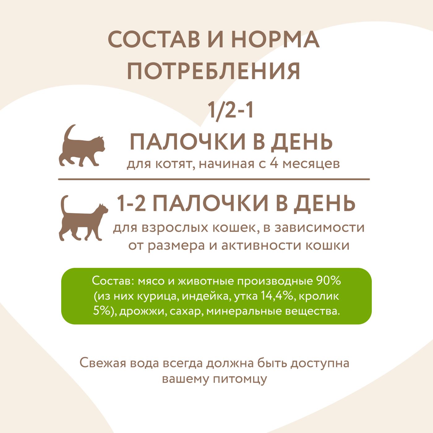 Лакомство Мнямс лакомые палочки для кошек с уткой и кроликом 3х5 г — фото 9
