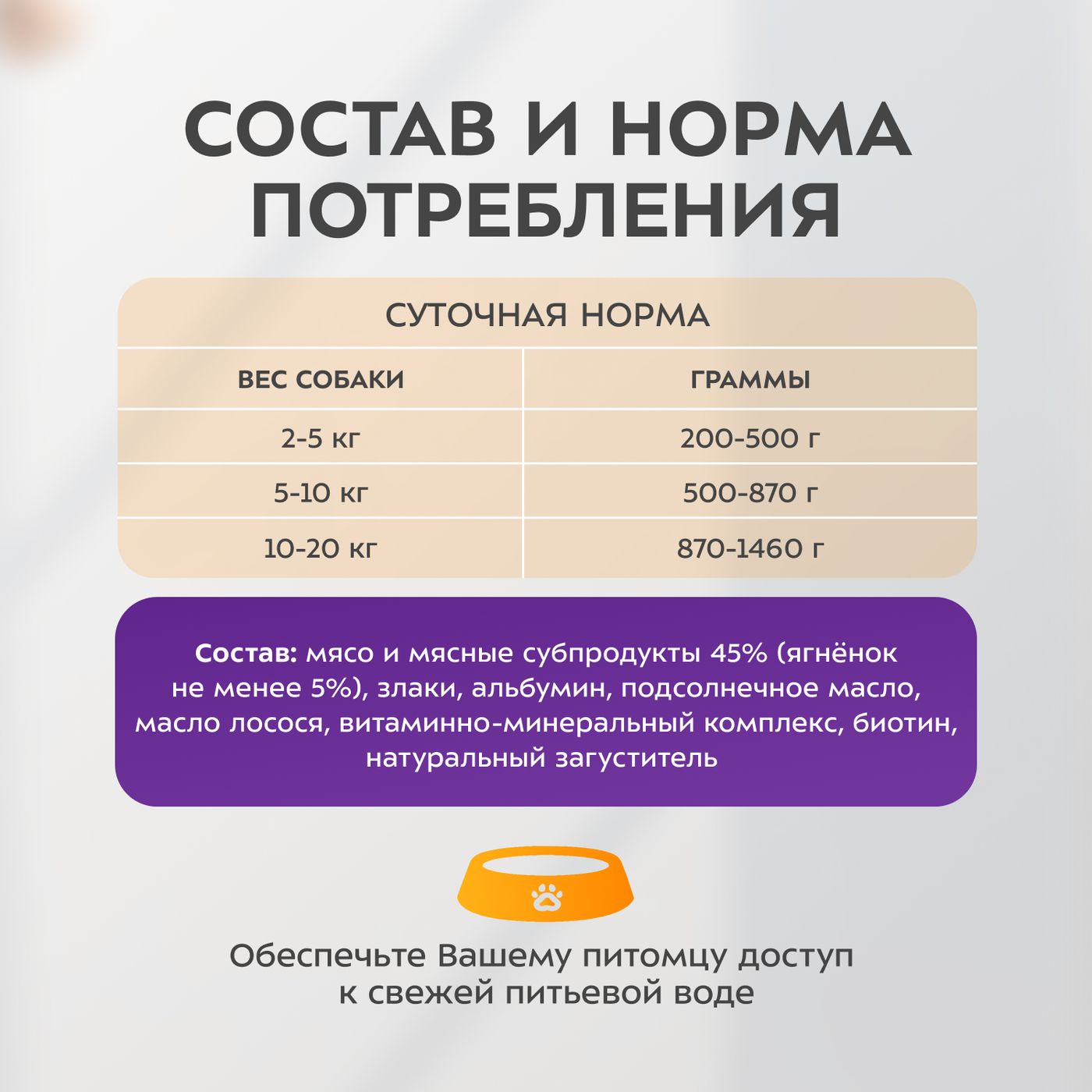 Влажный корм Мнямс На каждый день Кусочки в соусе с ягненком для собак всех пород «КРАСИВАЯ ШЕРСТЬ», 400 г — фото 8