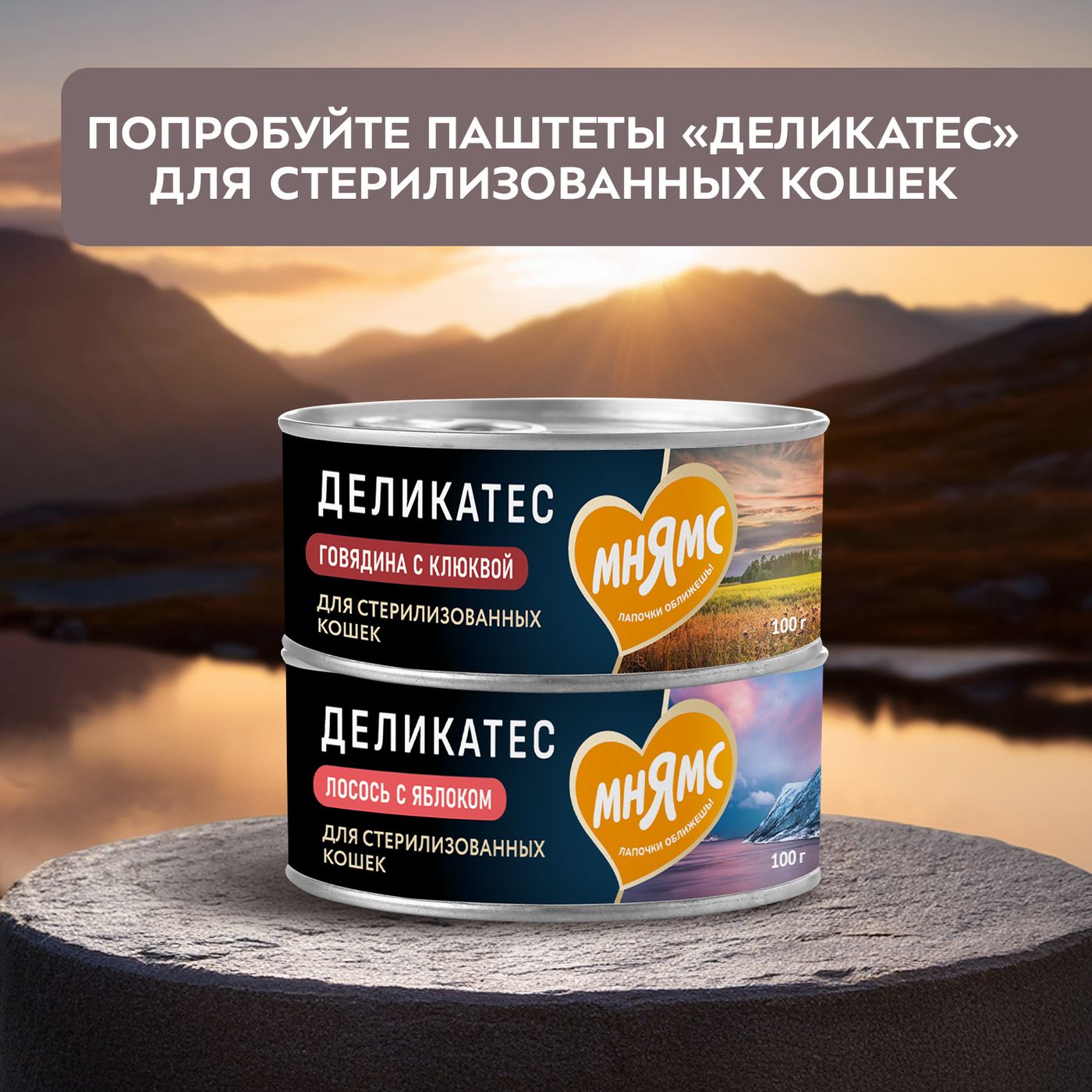 Влажный корм Мнямс Деликатес Куриное филе с тунцом в соусе для стерилизованных кошек 50 г — фото 9