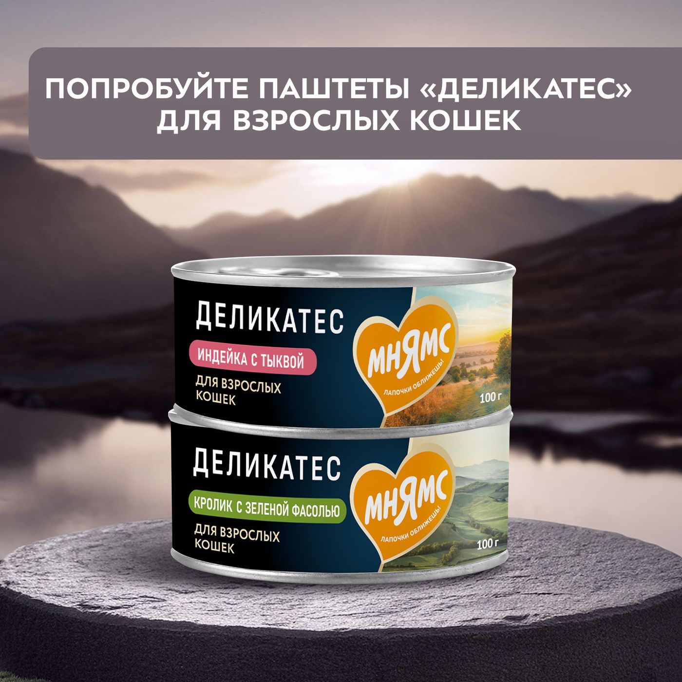 Влажный корм Мнямс Деликатес Куриное филе с говядиной в соусе для кошек 50 г — фото 9