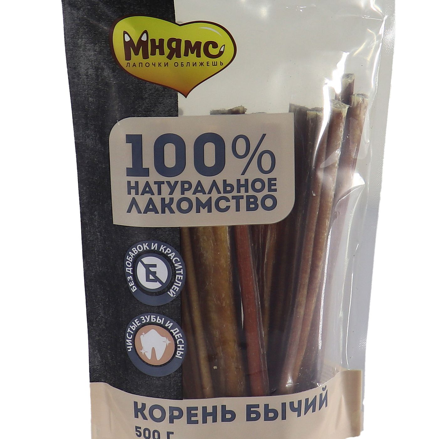 Лакомство Мнямс На каждый день для собак Корень бычий 500 г — фото 28