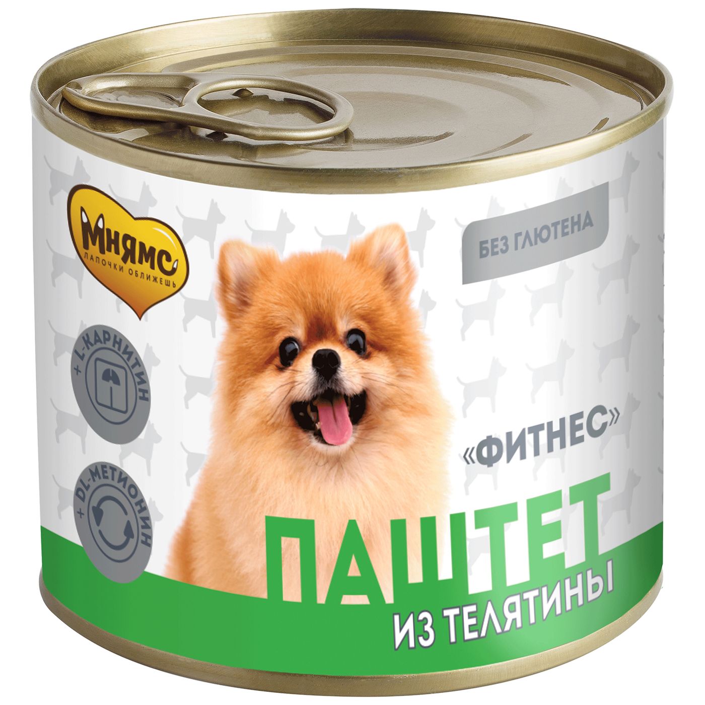 Влажный корм Мнямс На каждый день Паштет из телятины для собак «ФИТНЕС» 200 г — фото 8