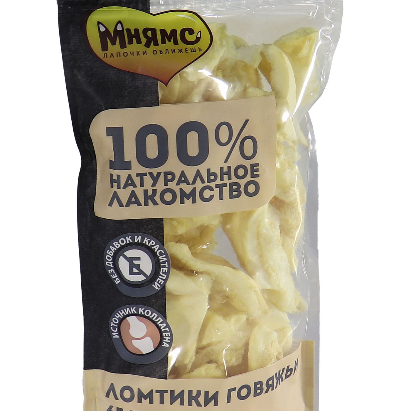 Лакомство Мнямс для собак Ломтики говяжьи 65г — фото 25