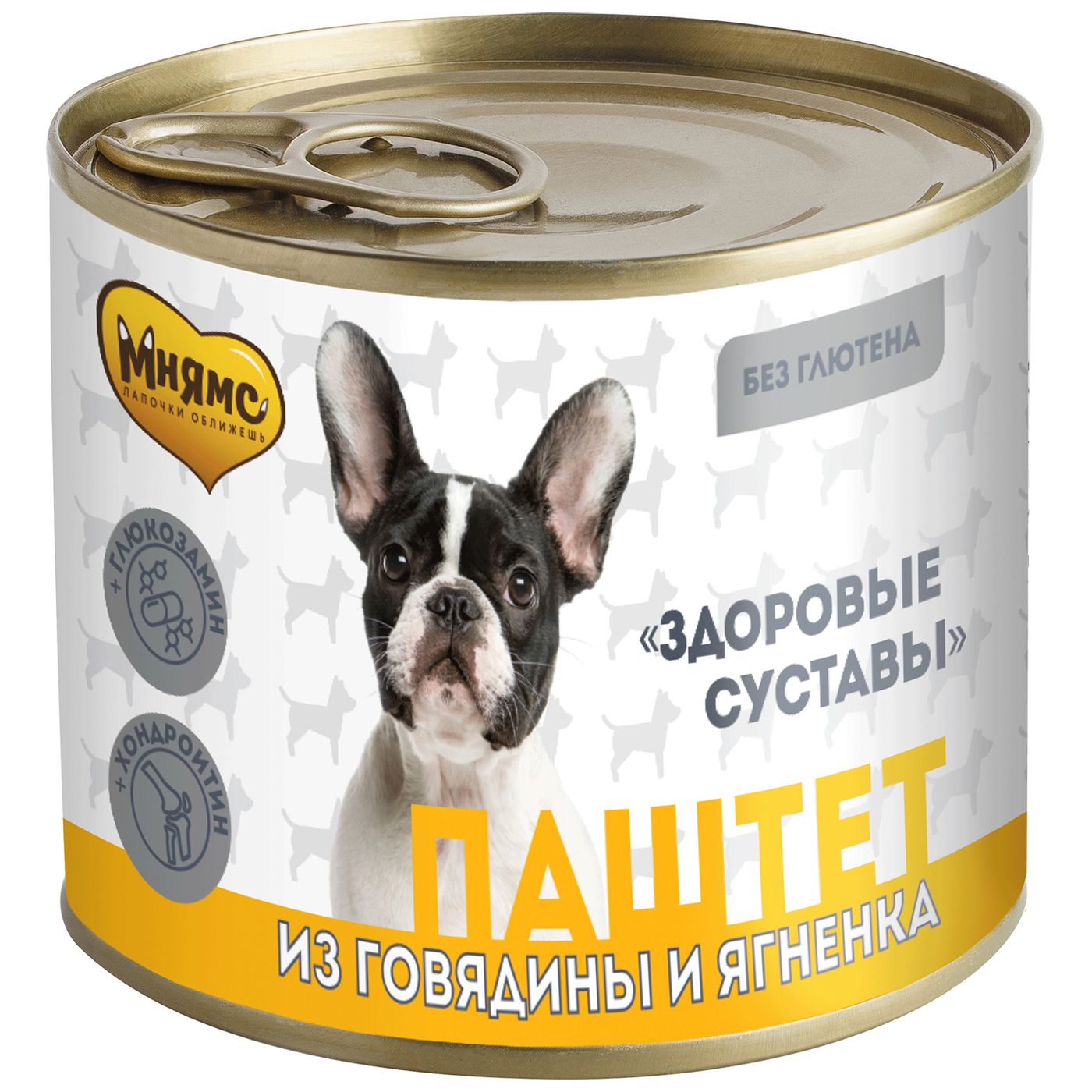 Влажный корм Мнямс На каждый день Паштет из говядины и ягненка для собак «ЗДОРОВЫЕ СУСТАВЫ» 200 г — фото 8
